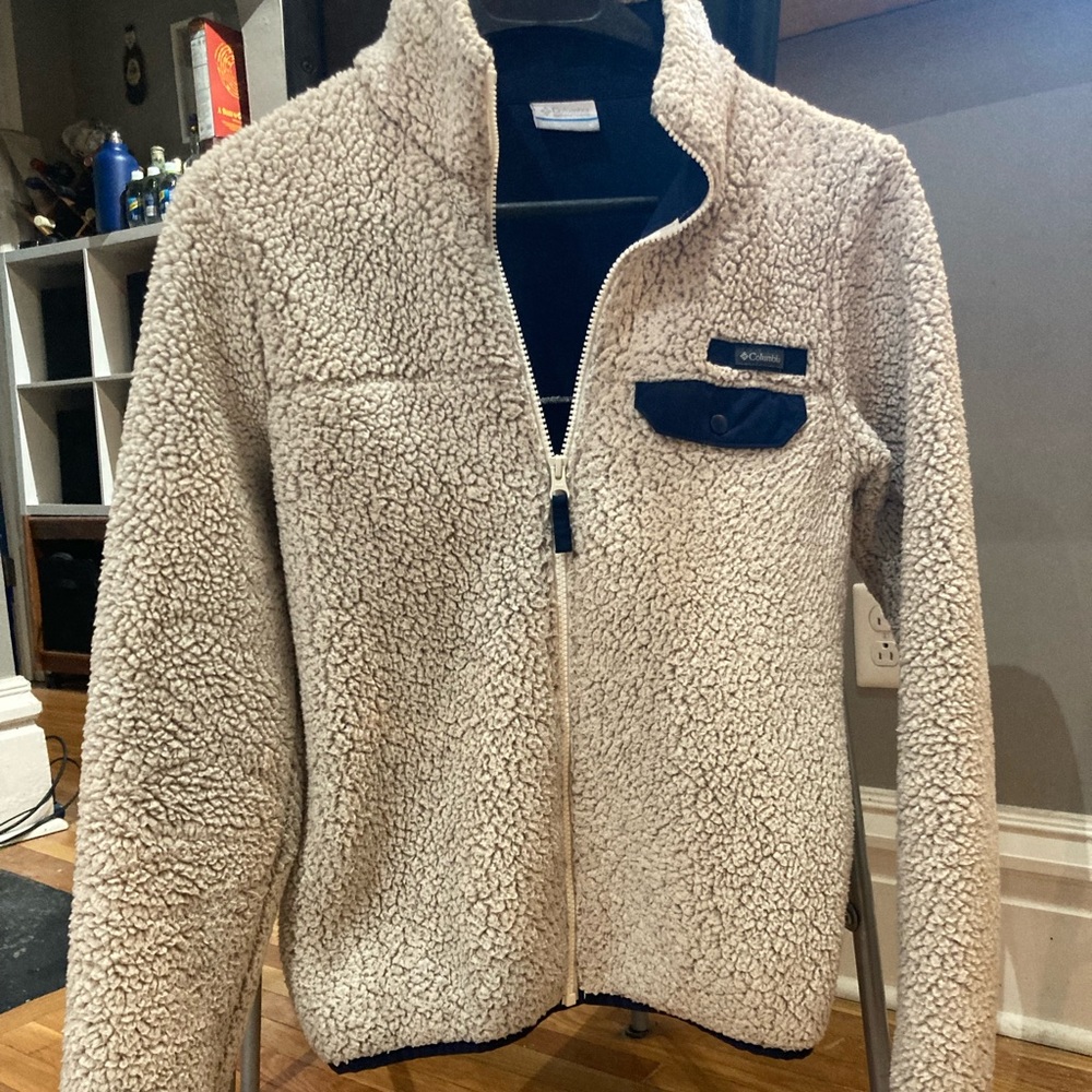 Columbia Cream Fleece Jacket